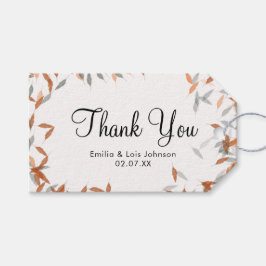 Rustikale Falling Leaf Pampas Floating Wedding Geschenkanhänger