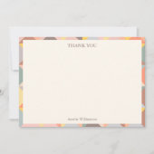 Rustikale Fallneutrale Stilvolles Brautparty Dankeskarte (Vorderseite)