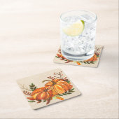 Rustikale Fallpumpen Rechteckiger Pappuntersetzer (Vor Ort)