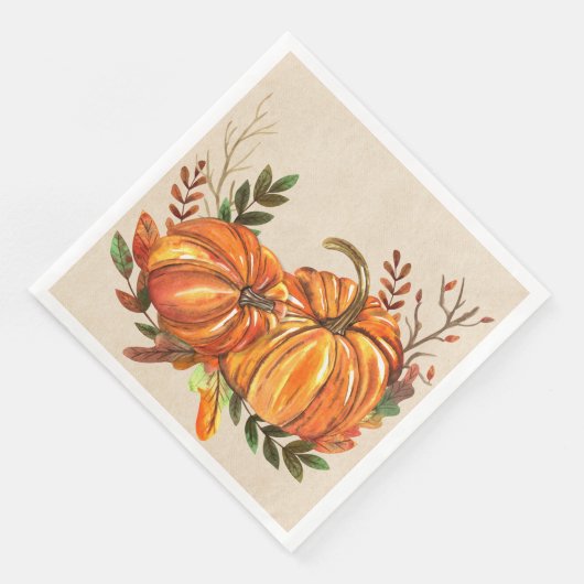 Rustikale Fallpumpen Serviette (Ecke)