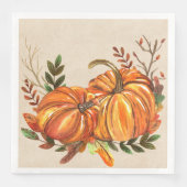 Rustikale Fallpumpen Serviette (Vorderseite)