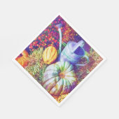Rustikale Fallpumpen und Blume Serviette (Ecke)