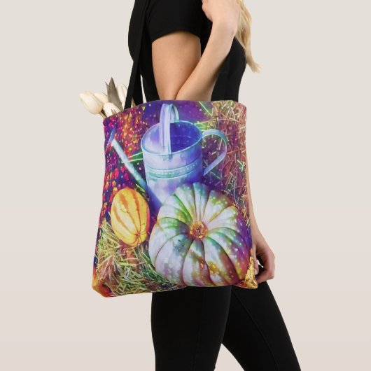 Rustikale Fallpumpen und Blume Tasche (Von Nahem)