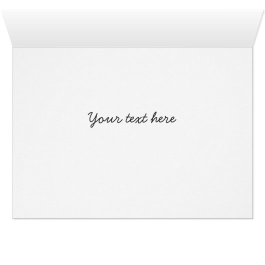 Rustikale Faltkarte für den Boho (Innenansicht Horizontal (Unten))