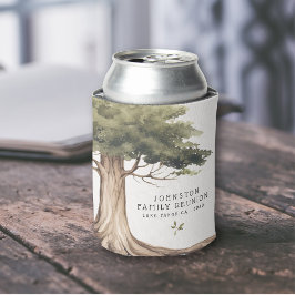 Rustikale Familienbaum Wiedersehen Picnic Vintag Dosenkühler