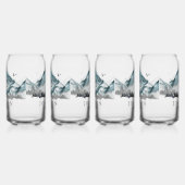 Rustikale Familienhütte Pinienwald Dosenglas (Links)