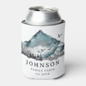 Rustikale Familienhütte Pinienwald Dosenkühler (Kanne Vorderseite)