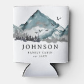 Rustikale Familienhütte Pinienwald Dosenkühler (Vorderseite)