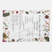 Rustikale Familienrezepte Geschirrtuch (Horizontal)