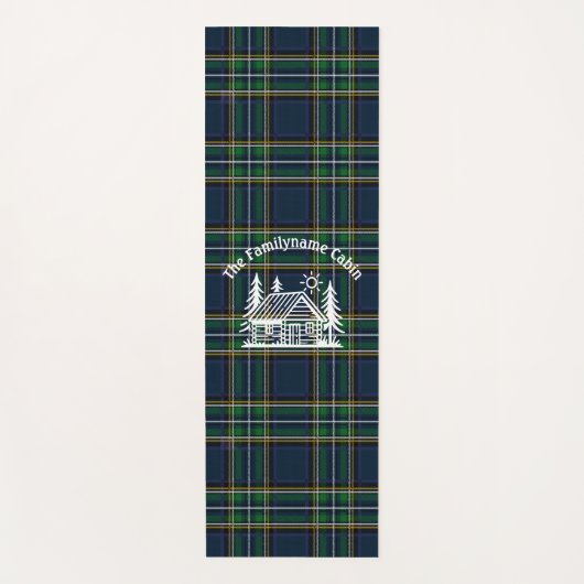 Rustikale Familienzimmer Yogamatte (Vorderseite)