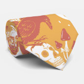 Rustikale Farbe Halloween Muster Neck Tie Krawatte (Gerollt)