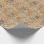 Rustikale Farben verbinden sich in korrodierter Me Geschenkpapier (Ecke)