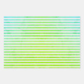 Rustikale farbenfrohe Strickgrunge Geschenkpapier Set (Vorderseite 3)