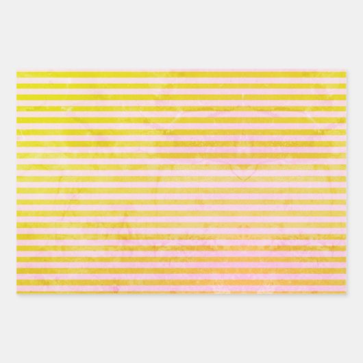 Rustikale farbenfrohe Strickgrunge Geschenkpapier Set (Vorderseite 2)