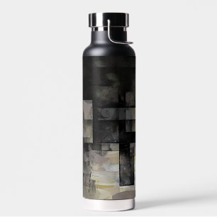 Rustikale Farbfelder Trinkflasche