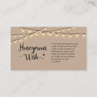 Rustikale Farm String Lights, Kraft, Honeymoon Wis