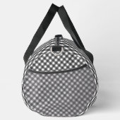 Rustikale Farmhouse-Monochrom-Büffel-Karo-Geometri Duffle Bag (Rechts)