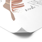 Rustikale Feder | Freies Kinderzimmer Mauer Kunst Poster (Ecke)