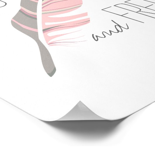 Rustikale Feder | Freies Kinderzimmer Mauer Kunst Poster (Ecke)