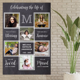 Rustikale Feier des Lebensdenkmals Einzigartigkeit Poster