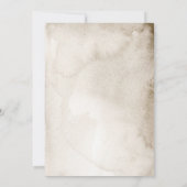 Rustikale Feier Einladung (Rückseite)