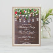 Rustikale Feier Einladung (Stehend Vorderseite)