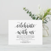 Rustikale Feier mit unserer Brunch Einladungskarte Einladung (Stehend Vorderseite)