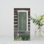 Rustikale Fenster-Fotokarte (Stehend Vorderseite)