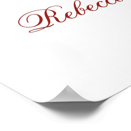 Rustikale Ferienhäuser Winterkindusche Willkommen Poster (Ecke)