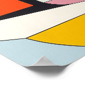 Rustikale Ferienwohnungs-Dekoration Boho-Kunst-Wan Poster (Ecke)