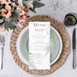 Rustikale Fern Green Foliage White Wedding Long Menükarte<br><div class="desc">Ein zauberhaftes, langes Hochzeitsmenü, in dem Eleganz und Natur in perfekter Harmonie zusammenkommen. Ein weicher, featherischer ovaler Rahmen mit üppiger Vegetation, Efeu, Farne und mehr, wunderschönes Set vor einem unberührten, weißen Hintergrund. Genießen Sie das Wesentliche eines romantischen Walderlebnisses mit diesem atemberaubenden Design, das Ihren Gästen einen atemberaubenden verlass bietet. Die...</div>