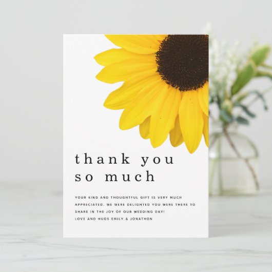 Rustikale, fette Gelbblüte Neu Danke (Stehend Vorderseite)