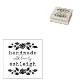 Rustikale fette Rose mit Liebe Gummistempel (Stempel)