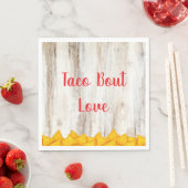 Rustikale Fiesta-Dusch-Papier-Servietten | Taco ‘B Serviette (Beispiel)