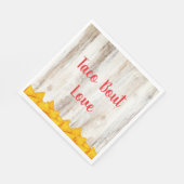 Rustikale Fiesta Dusche Papier Servietten | Taco ‘ (Ecke)