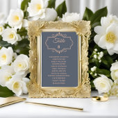 Rustikale Filigree Hochzeitstisch-Kartenkarte Tischnummer