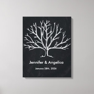 Rustikale Fingerabdruck-Treppe für schwarze Halbpe Leinwanddruck