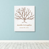 Rustikale Fingerabdruckstruktur Leinwanddruck (Insitu (Holzboden))