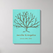 Rustikale Fingerabdruckstruktur Leinwanddruck (Vorderseite)