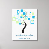 Rustikale Fingerabdruckstruktur Leinwanddruck (Vorderseite)