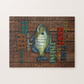 Rustikale Fischerei | Bleichfisch Puzzle (Horizontal)