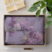 Rustikale Flieder-Bold-Vintage-Boho-Blumen Seidenpapier (Geschenk)
