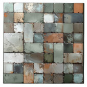 Rüstikale Fliesenmosaik ID1187c Fliese (Vorderseite)