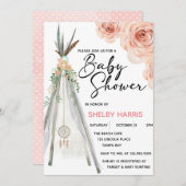 Rustikale Flora Boho Dreamcatcher Teepee Wasserfar (Vorne/Hinten)