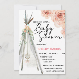 Rustikale Flora Boho Dreamcatcher Teepee Wasserfar