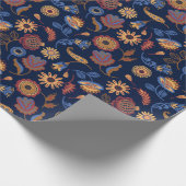 Rustikale Flora Geschenkpapier (Ecke)