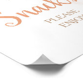 Rustikale Flora ist nicht ihr einfühlsamer Geburts Poster (Ecke)