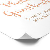 Rustikale Flora ist nicht ihr hinterhältiges Foto  Poster (Ecke)