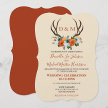 Rustikale Floral Antlers BOHO Wedding