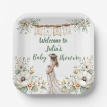 Rustikale Florale Babyparty